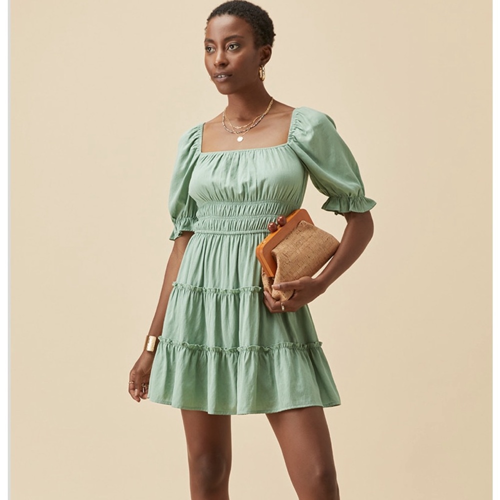 Hallie Tiered mini dress, NWT, Pet & Smoke free home.